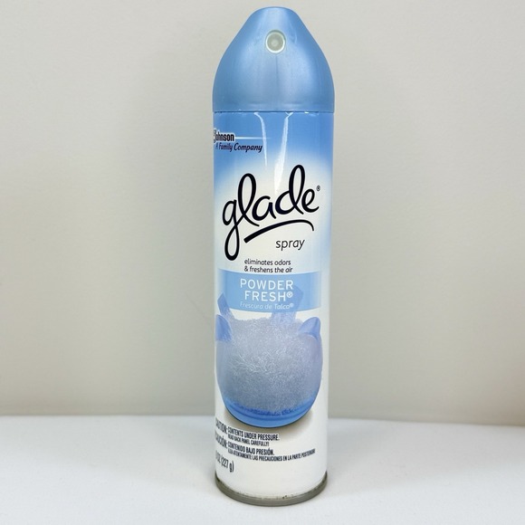Glade Other - VTG 2012 Glade Powder Fresh Air Freshener Spray 8 Oz 80% Full Aerosol Can Prop!!